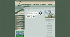 Desktop Screenshot of canandaiguafcu.com