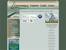 Tablet Screenshot of canandaiguafcu.com